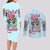 Skull Fairy Couples Matching Long Sleeve Bodycon Dress and Long Sleeve Button Shirt Bitch I'm Not A Princess I'm The Fucking Queen - Wonder Print Shop