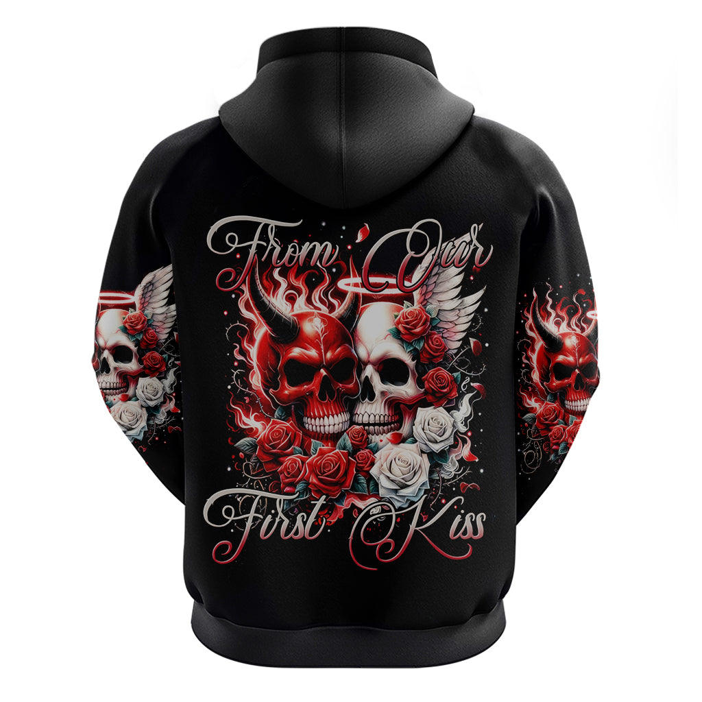 Couple Skull Zip Hoodie From Our First Kiss