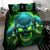 Flame Skull Bedding Set I'm Never Alone My Demons Are Wit Me 24/7 - Wonder Print Shop