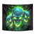 Flame Skull Tapestry I'm Never Alone My Demons Are Wit Me 24/7