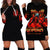 Rose Skull Hoodie Dress Iam Sweet Girl But If You Piss Me Off - Wonder Print Shop