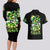 Irish Skull Couples Matching Long Sleeve Bodycon Dress and Hawaiian Shirt Drink Up Bitches - Wonder Print Shop