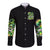 Irish Skull Long Sleeve Button Shirt Drink Up Bitches - Wonder Print Shop