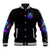 Rose Skull Baseball Jacket Just So We Are Clear I'm Not Afraid Of You - Wonder Print Shop