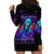 Rose Skull Hoodie Dress Just So We Are Clear I'm Not Afraid Of You - Wonder Print Shop