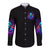 Rose Skull Long Sleeve Button Shirt Just So We Are Clear I'm Not Afraid Of You - Wonder Print Shop