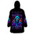 Rose Skull Wearable Blanket Hoodie Just So We Are Clear I'm Not Afraid Of You