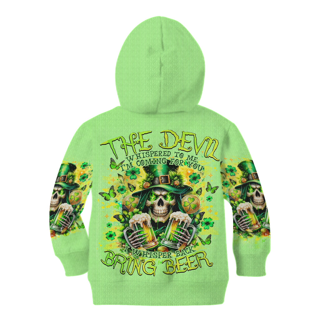 Irish Skull Kid Hoodie The Devil Whispered To Me I'm Coming For You - Wonder Print Shop