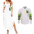 Irish Skull Couples Matching Summer Maxi Dress and Long Sleeve Button Shirt I Whisper Back Bring Beer - Wonder Print Shop