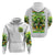 Irish Skull Zip Hoodie I Whisper Back Bring Beer