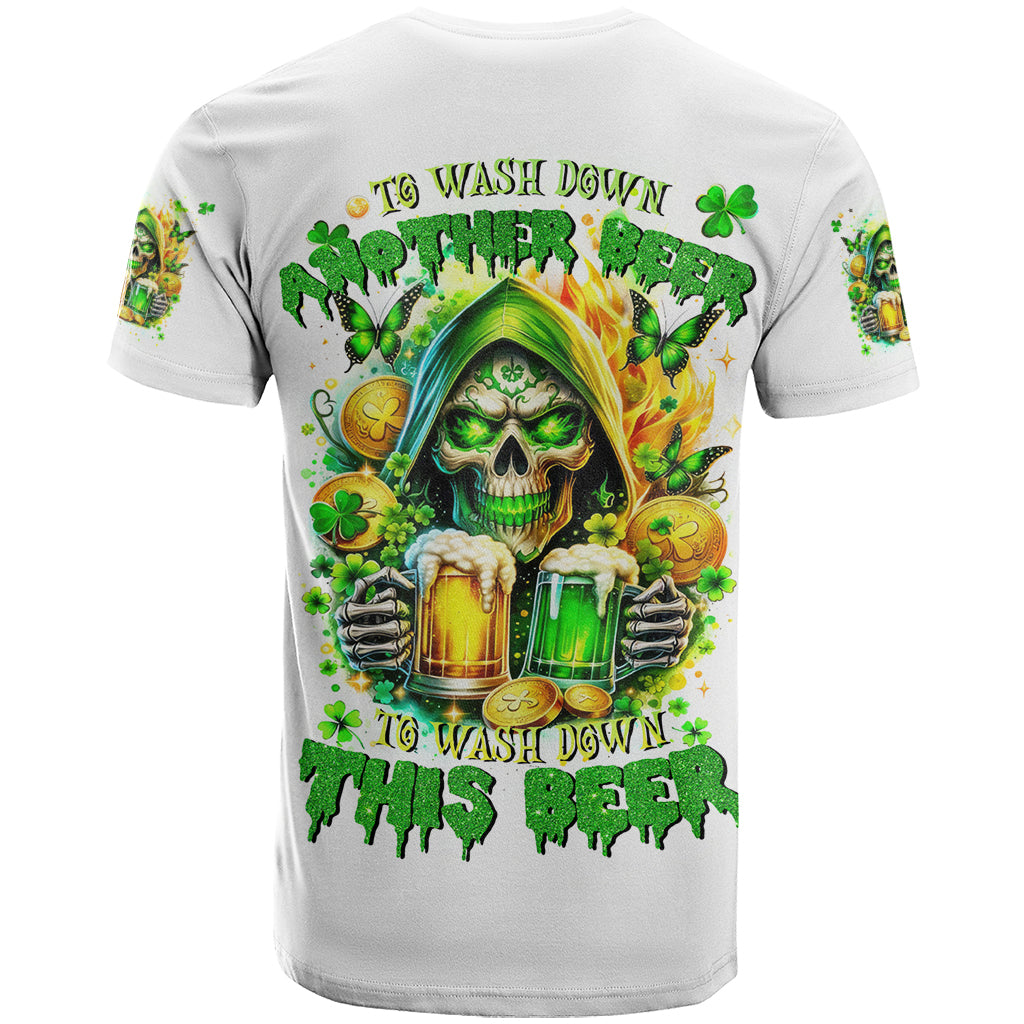 Irish Skull T Shirt To Wash Down Another Beer To Wash Down This Beer