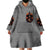 Witch Skull Wearable Blanket Hoodie A Wee Bit Wicked - Wonder Print Shop