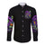 Witch Skull Long Sleeve Button Shirt Don't Make Me Get The Flying Monkey - Wonder Print Shop