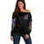 Witch Skull Off Shoulder Sweater Don't Make Me Get The Flying Monkey - Wonder Print Shop