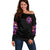 Witch Skull Off Shoulder Sweater Don't Try To Figure Me Out - Wonder Print Shop