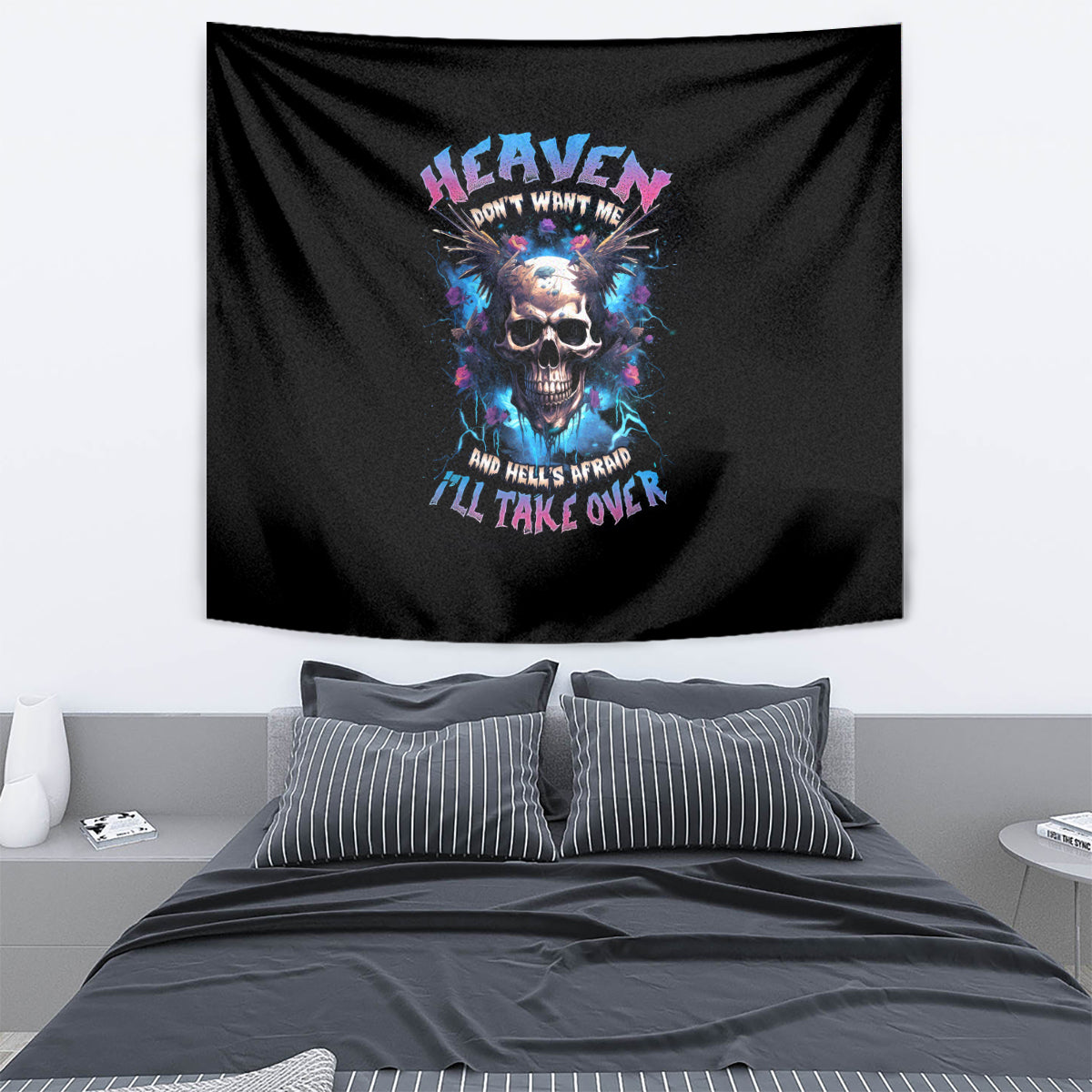 wings-skull-tapestry-heaven-dont-want-me-hell-afraid-i-take-over