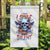 Bat Skull Garden Flag I Talk I Smile But Be Carefull When I Silent - Wonder Print Shop