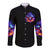 Fire Witch Skull Long Sleeve Button Shirt In My Defense The Moon Was Full And I Was Left Unsupervided - Wonder Print Shop