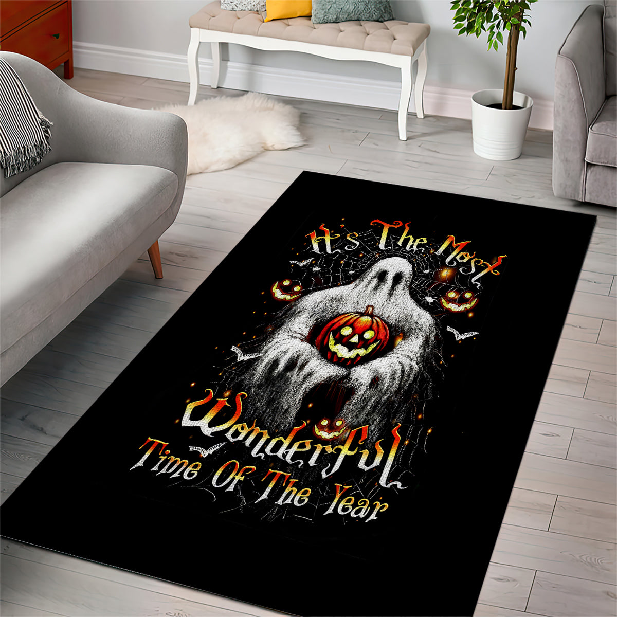 ghost-halloween-area-rug-its-the-most-wonderfull-time-of-the-year