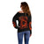 Jack O Lantern Skull Off Shoulder Sweater Hello Darkness My Old Friend - Wonder Print Shop