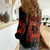 Jack O Lantern Skull Women Casual Shirt Hello Darkness My Old Friend DT01