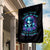 Flower Lady Skull Garden Flag Don't Try To Figure Me Out - Wonder Print Shop