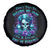 Flower Lady Skull Spare Tire Cover Don't Try To Figure Me Out - Wonder Print Shop