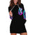 Flame Witch Skull Hoodie Dress I'm An Odd Combination Of Sweet And Don't Mess With Me - Wonder Print Shop