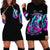 Flame Witch Skull Hoodie Dress I'm An Odd Combination Of Sweet And Don't Mess With Me - Wonder Print Shop