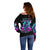 Flame Witch Skull Off Shoulder Sweater I'm An Odd Combination Of Sweet And Don't Mess With Me - Wonder Print Shop