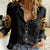 Sunflower Skull Women Casual Shirt She Is Sunshine Mixed With A Little Hurricance DT01