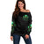 Thnder Skull Off Shoulder Sweater One Day I Gonna Just Say F It All - Wonder Print Shop