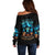 Witch Skull Halloween Off Shoulder Sweater I Didn't Becom A Witch - Wonder Print Shop