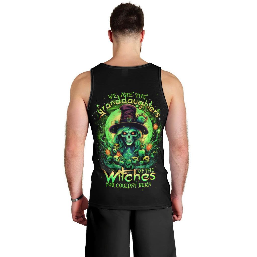 Witch Skull Men Tank Top We Are The Granddaughters Of The Witches - Wonder Print Shop