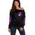 Witch Skull Off Shoulder Sweater It's More Fun Being The Wicked Witch - Wonder Print Shop