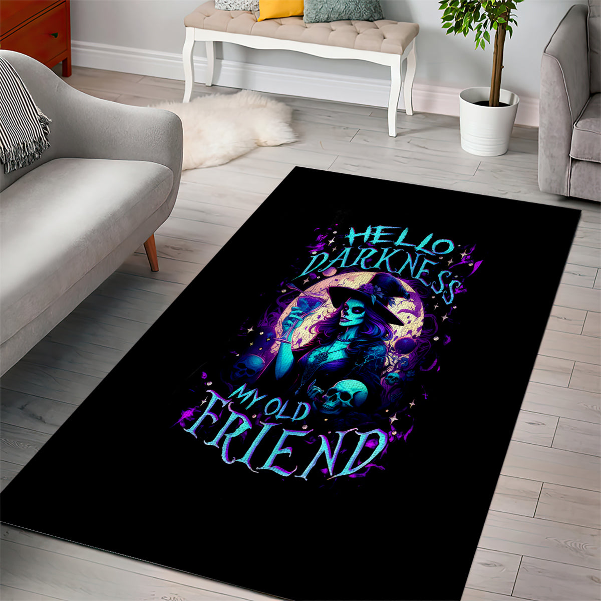 witch-skull-area-rug-hello-darkness-my-old-friend