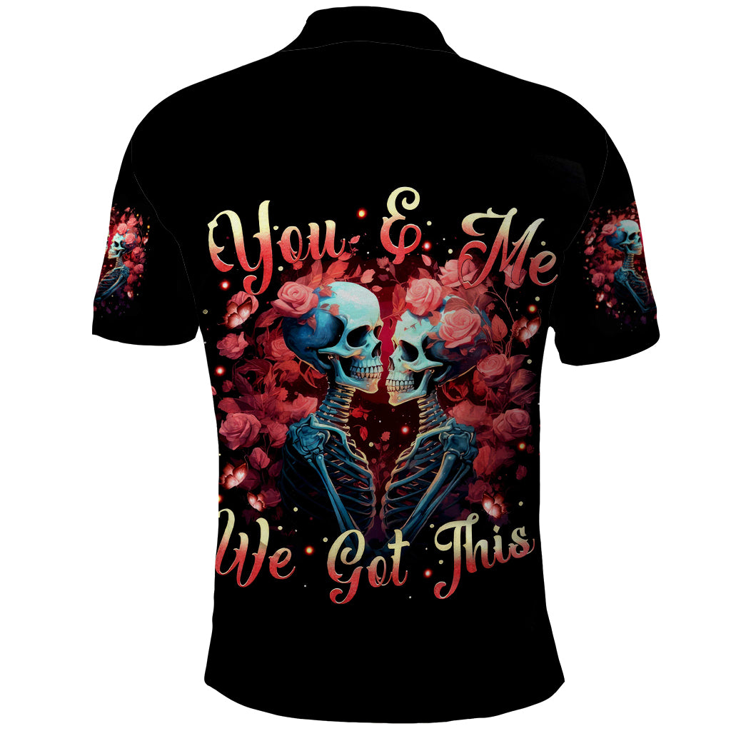 Couple Skull Polo Shirt You & Me We Got This - Wonder Print Shop