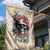 Flower Skull Garden Flag Fresh Out Of Fuck - Wonder Print Shop