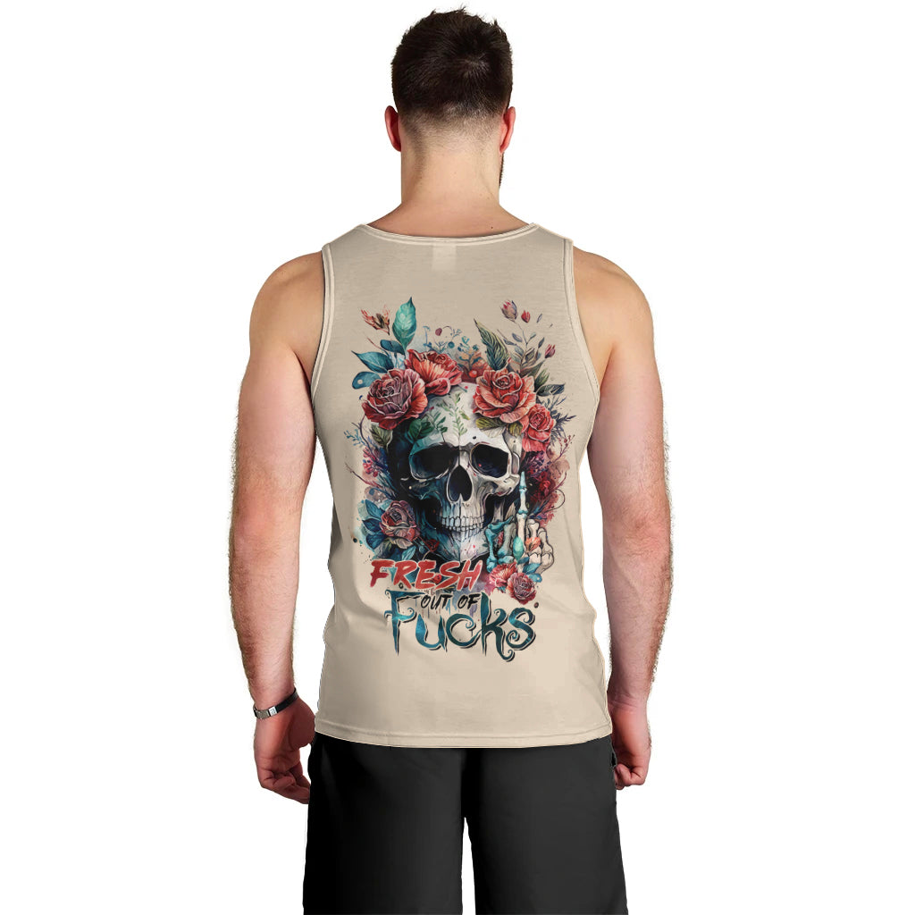 Axe Skull Men Tank Top Let's Bury The Hatchet DT01