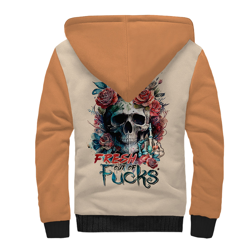 Axe Skull Sherpa Hoodie Let's Bury The Hatchet - Wonder Print Shop