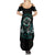 Blood Skull Summer Maxi Dress I Hold A Angel And Crazy Lady It Your Choice DT01