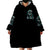 Blood Skull Wearable Blanket Hoodie I Hold A Angel And Crazy Lady It Your Choice DT01