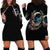 Moon Skull Hoodie Dress Hello Darkness My Old Friend Moon - Wonder Print Shop