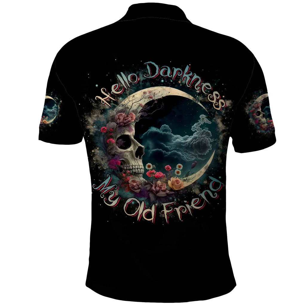 Blood Skull Polo Shirt You Got My Back I Got Your Rest Of Your Life - Wonder Print Shop