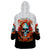 Death Skull Wearable Blanket Hoodie I Never Alone My Demon With Me 24/7 DT01