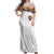 Devil Skull Off Shoulder Maxi Dress I Never Alone My Demon With Me 24/7 - Wonder Print Shop