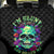 Flower Skull Back Car Seat Cover I Blunt Because God Rolled Me That Way - Wonder Print Shop