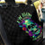 Flower Skull Back Car Seat Cover I Blunt Because God Rolled Me That Way - Wonder Print Shop