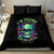 Flower Skull Bedding Set I Blunt Because God Rolled Me That Way - Wonder Print Shop