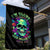 Flower Skull Garden Flag I Blunt Because God Rolled Me That Way - Wonder Print Shop